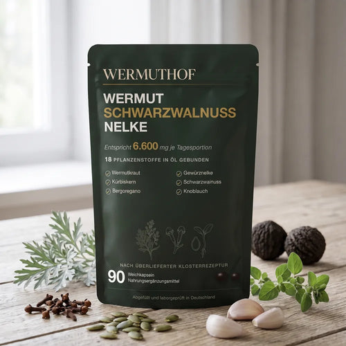 Wermut, Schwarzwalnuss & Nelke – Kräuterkur